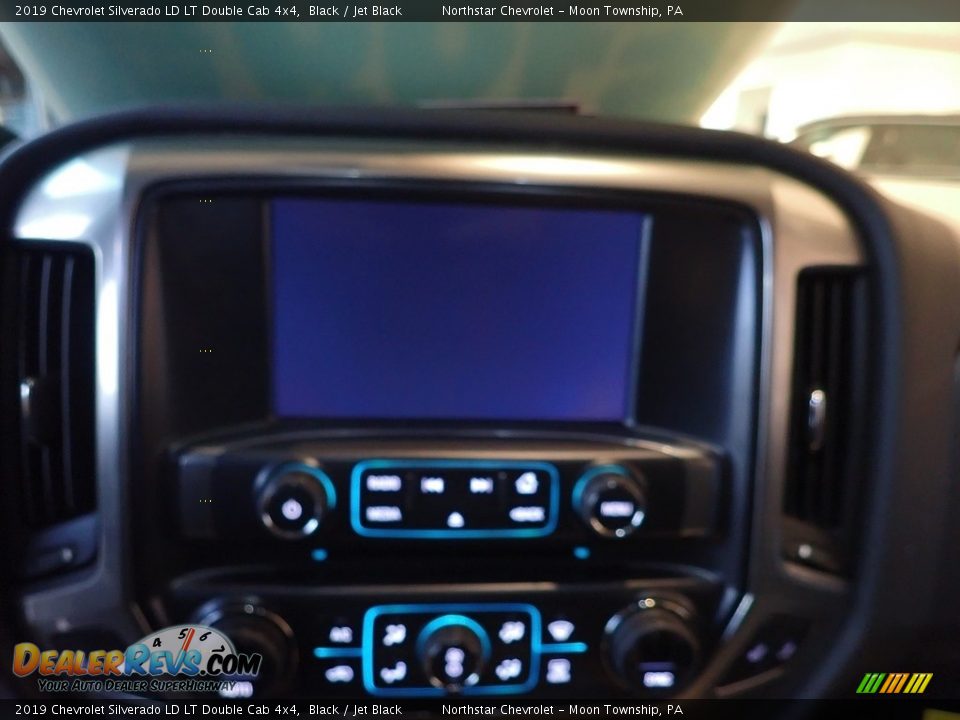 2019 Chevrolet Silverado LD LT Double Cab 4x4 Black / Jet Black Photo #17