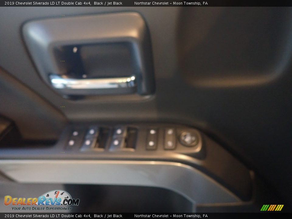 2019 Chevrolet Silverado LD LT Double Cab 4x4 Black / Jet Black Photo #20
