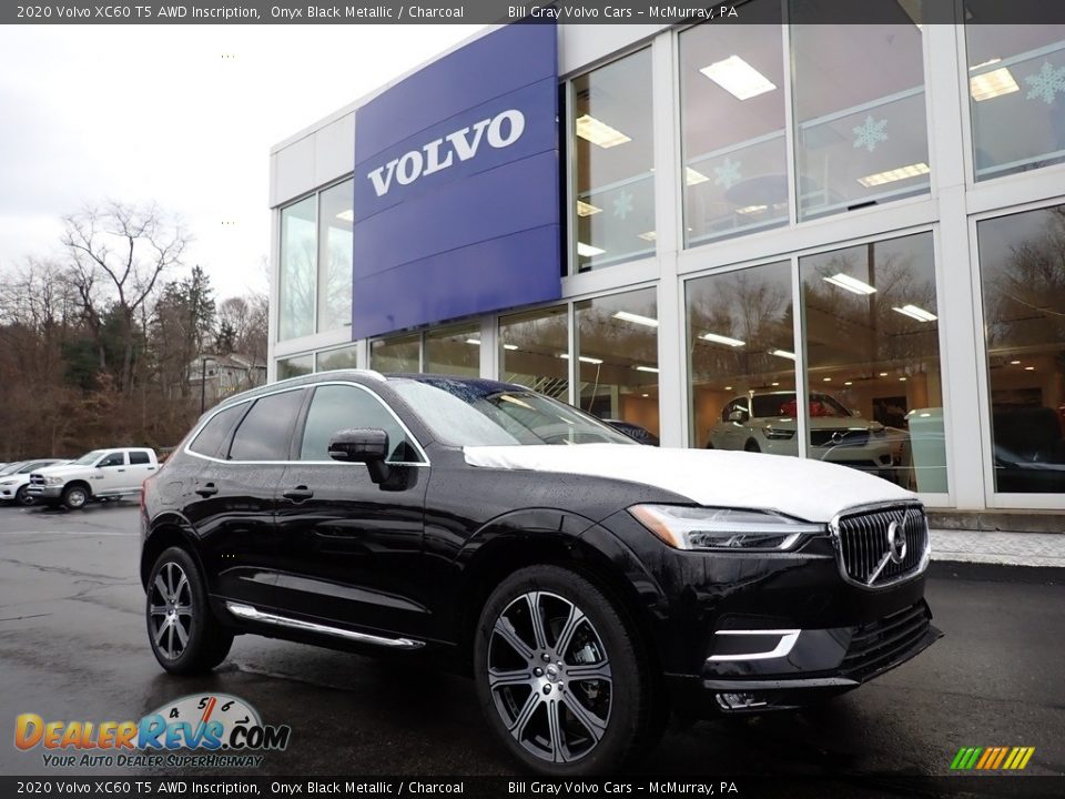 2020 Volvo XC60 T5 AWD Inscription Onyx Black Metallic / Charcoal Photo #1