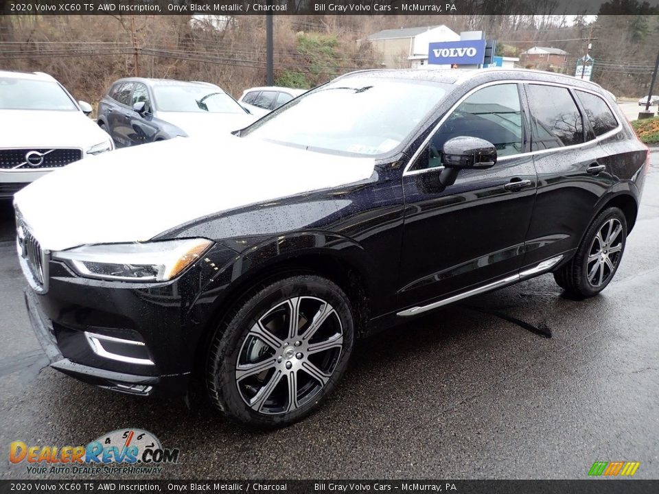 2020 Volvo XC60 T5 AWD Inscription Onyx Black Metallic / Charcoal Photo #5
