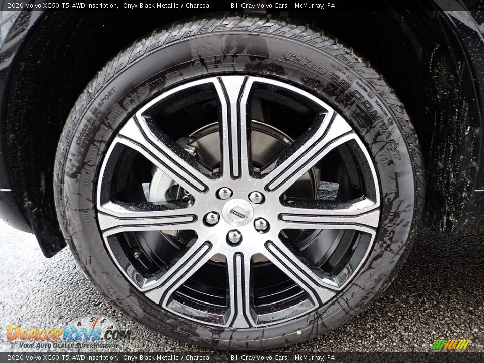 2020 Volvo XC60 T5 AWD Inscription Onyx Black Metallic / Charcoal Photo #6
