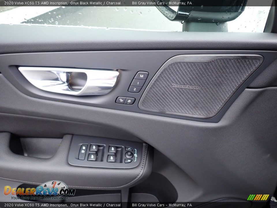 2020 Volvo XC60 T5 AWD Inscription Onyx Black Metallic / Charcoal Photo #10