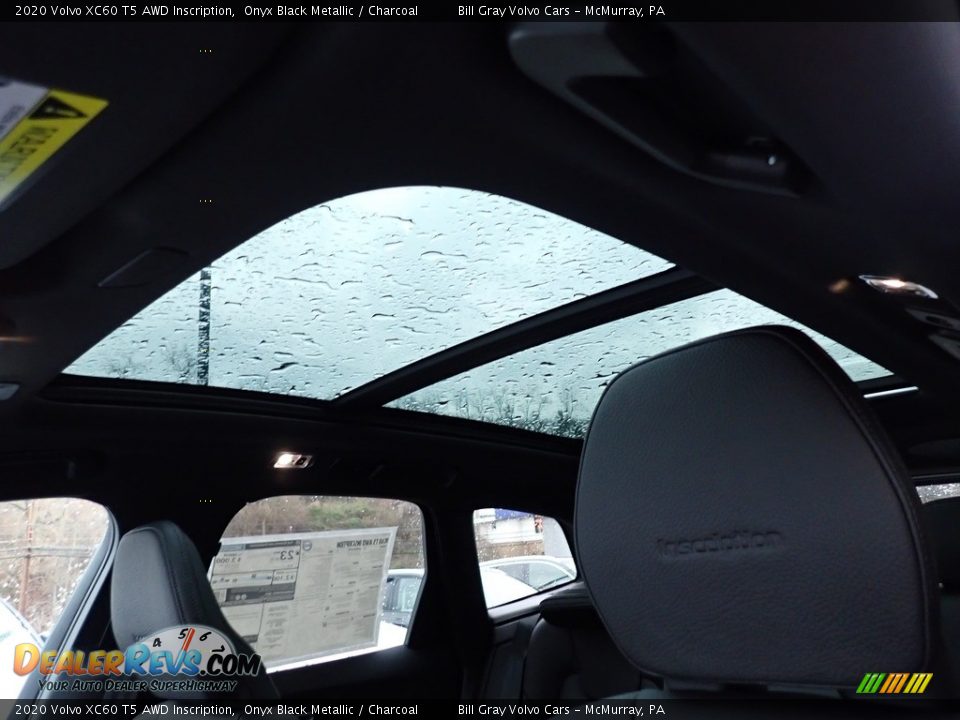 2020 Volvo XC60 T5 AWD Inscription Onyx Black Metallic / Charcoal Photo #12