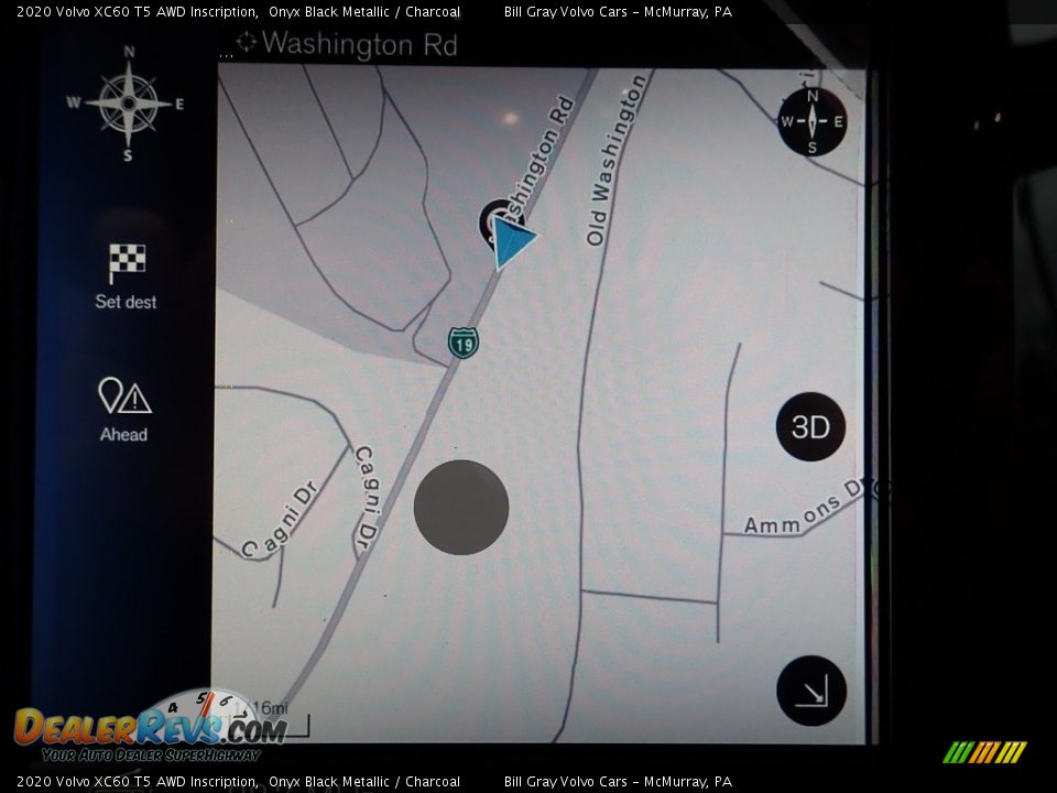 2020 Volvo XC60 T5 AWD Inscription Onyx Black Metallic / Charcoal Photo #13