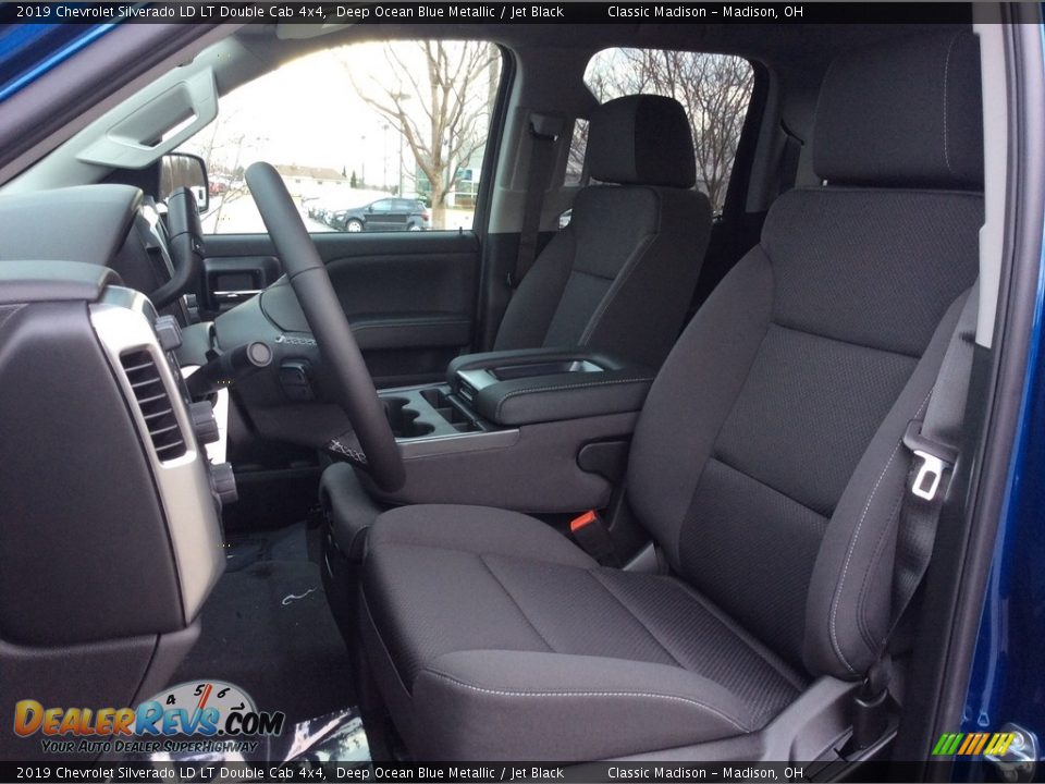2019 Chevrolet Silverado LD LT Double Cab 4x4 Deep Ocean Blue Metallic / Jet Black Photo #2