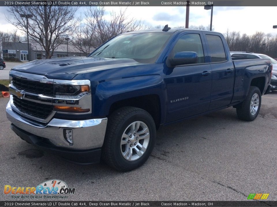 2019 Chevrolet Silverado LD LT Double Cab 4x4 Deep Ocean Blue Metallic / Jet Black Photo #5