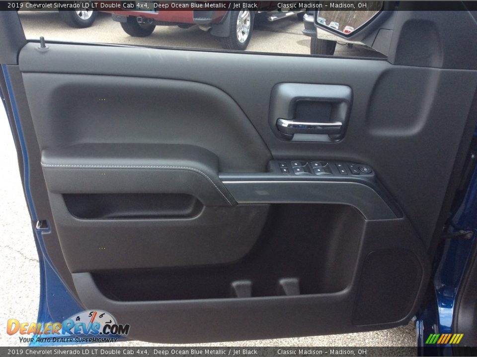 2019 Chevrolet Silverado LD LT Double Cab 4x4 Deep Ocean Blue Metallic / Jet Black Photo #11