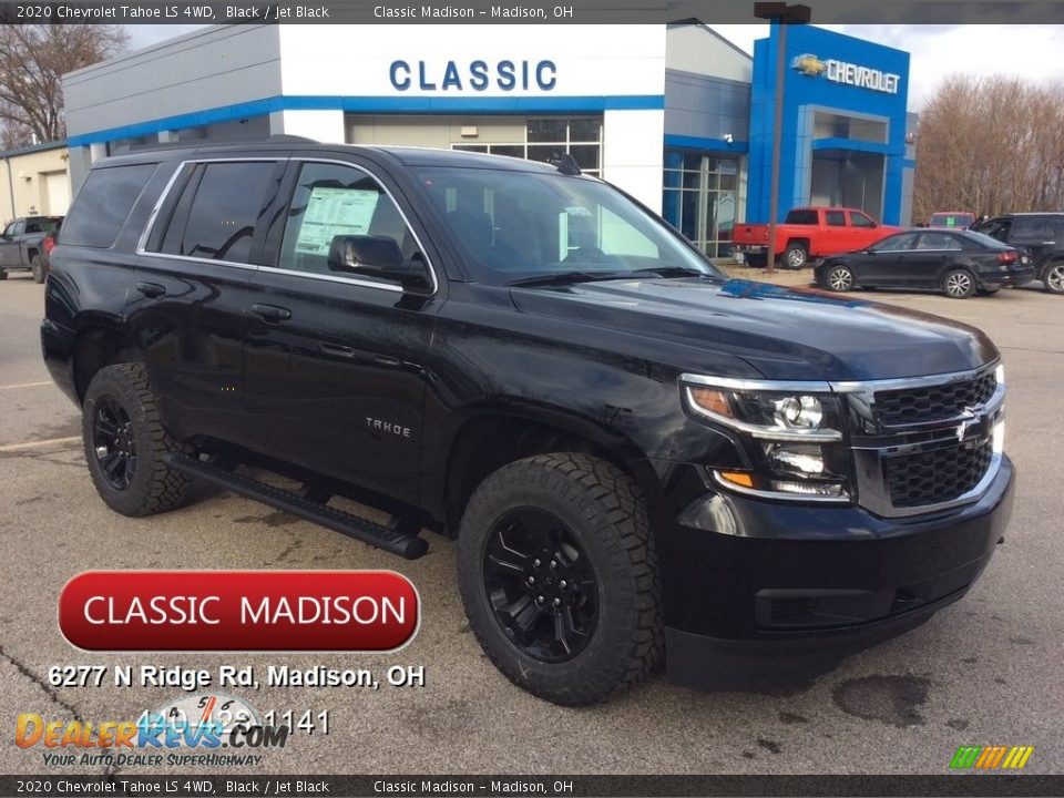 2020 Chevrolet Tahoe LS 4WD Black / Jet Black Photo #1