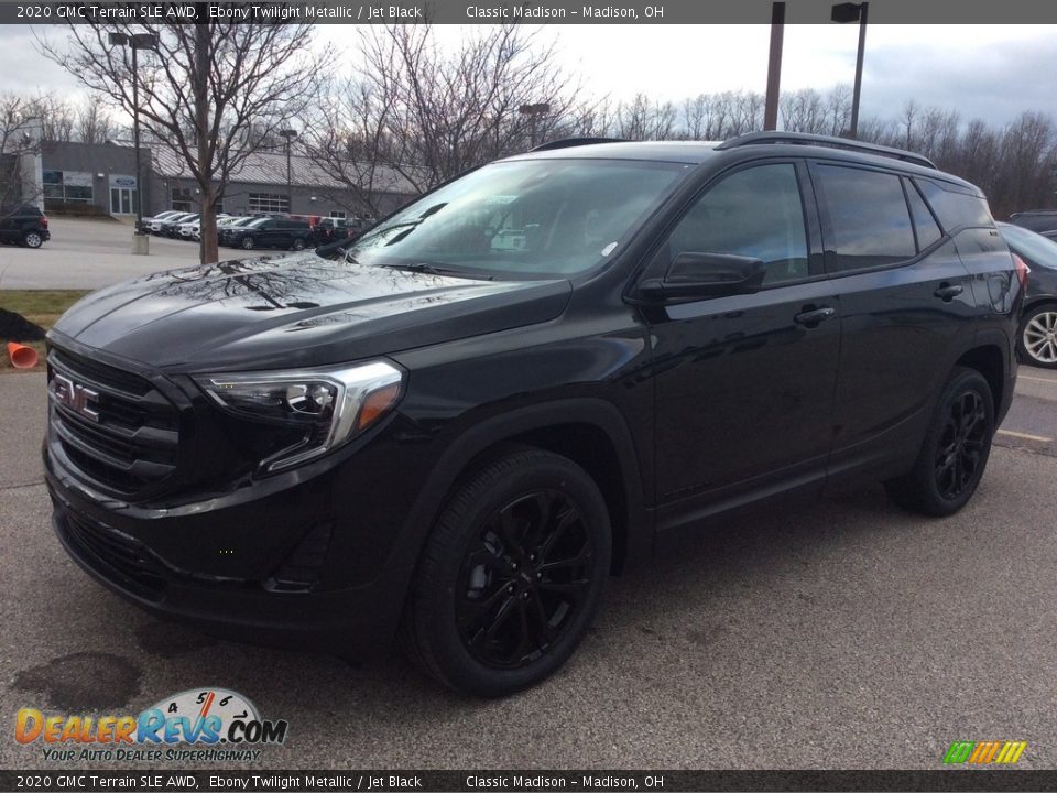 2020 GMC Terrain SLE AWD Ebony Twilight Metallic / Jet Black Photo #5