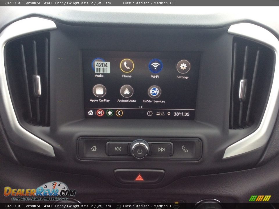 2020 GMC Terrain SLE AWD Ebony Twilight Metallic / Jet Black Photo #14