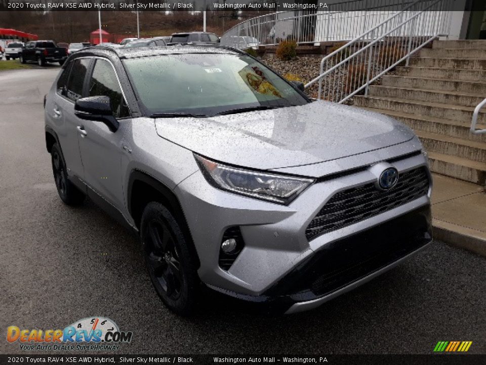 2020 Toyota RAV4 XSE AWD Hybrid Silver Sky Metallic / Black Photo #1