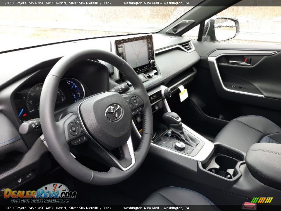 Black Interior - 2020 Toyota RAV4 XSE AWD Hybrid Photo #3