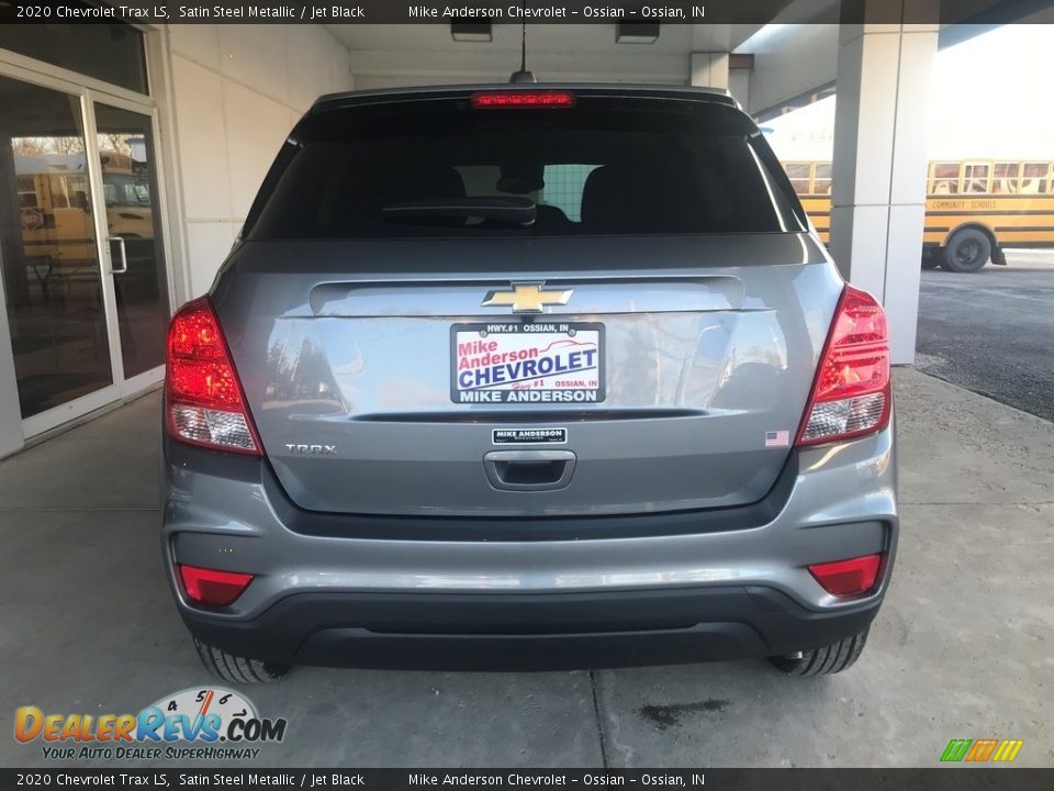 2020 Chevrolet Trax LS Satin Steel Metallic / Jet Black Photo #4