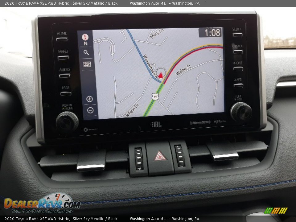 2020 Toyota RAV4 XSE AWD Hybrid Silver Sky Metallic / Black Photo #5