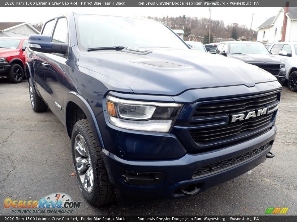 2020 Ram 1500 Laramie Crew Cab 4x4 Patriot Blue Pearl / Black Photo #6