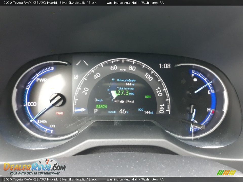 2020 Toyota RAV4 XSE AWD Hybrid Gauges Photo #11