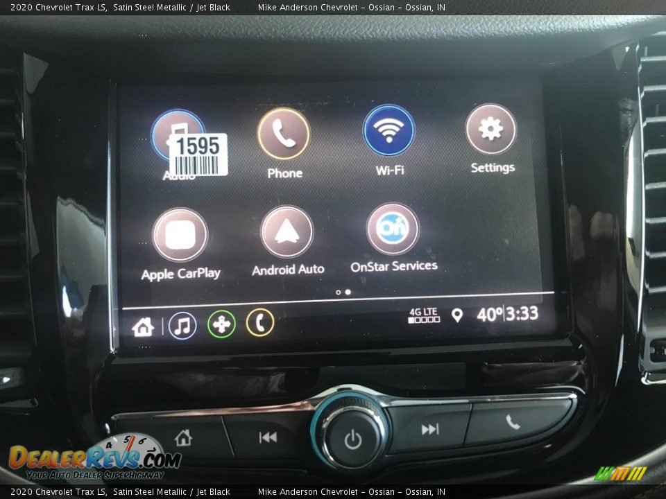 2020 Chevrolet Trax LS Satin Steel Metallic / Jet Black Photo #17