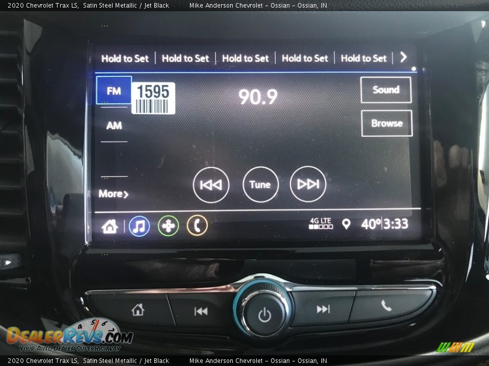 2020 Chevrolet Trax LS Satin Steel Metallic / Jet Black Photo #18