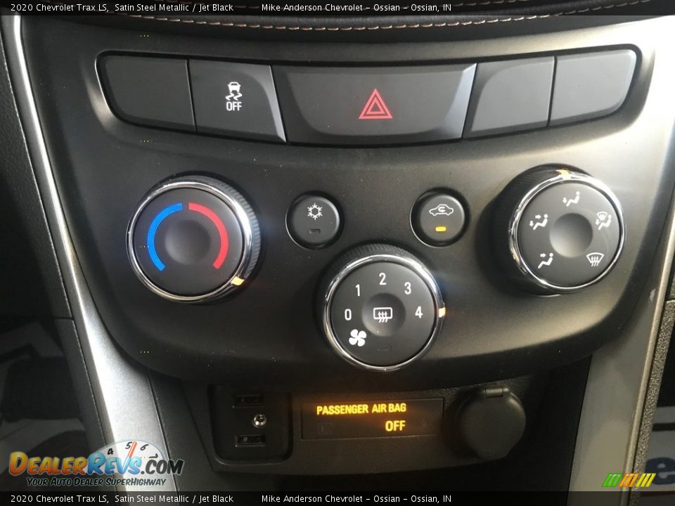 2020 Chevrolet Trax LS Satin Steel Metallic / Jet Black Photo #19