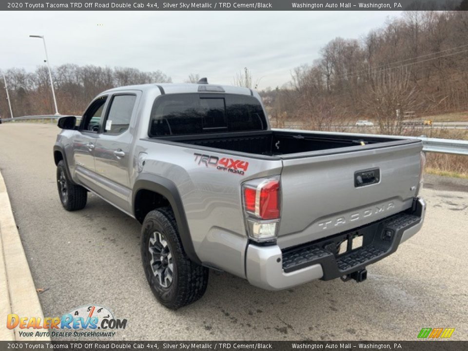 2020 Toyota Tacoma TRD Off Road Double Cab 4x4 Silver Sky Metallic / TRD Cement/Black Photo #2