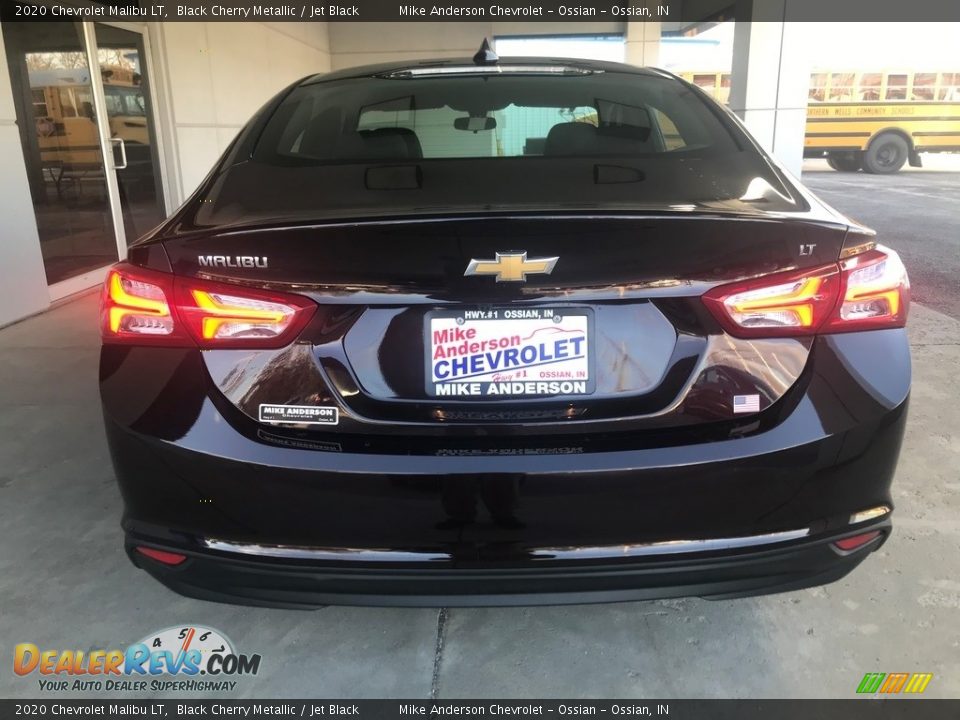 2020 Chevrolet Malibu LT Black Cherry Metallic / Jet Black Photo #4