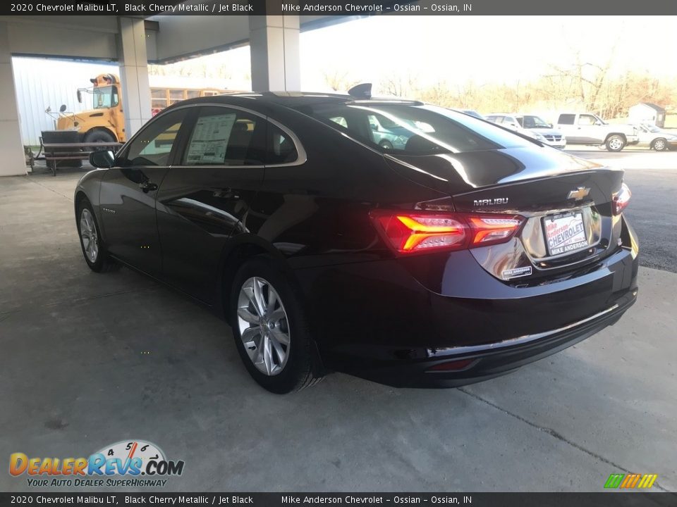 2020 Chevrolet Malibu LT Black Cherry Metallic / Jet Black Photo #5