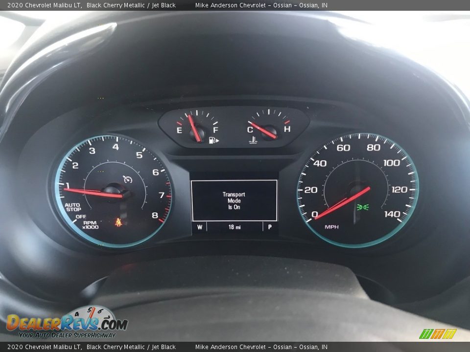 2020 Chevrolet Malibu LT Black Cherry Metallic / Jet Black Photo #14