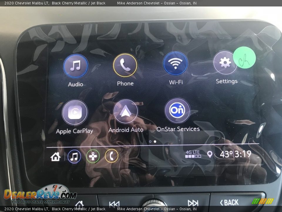 2020 Chevrolet Malibu LT Black Cherry Metallic / Jet Black Photo #18