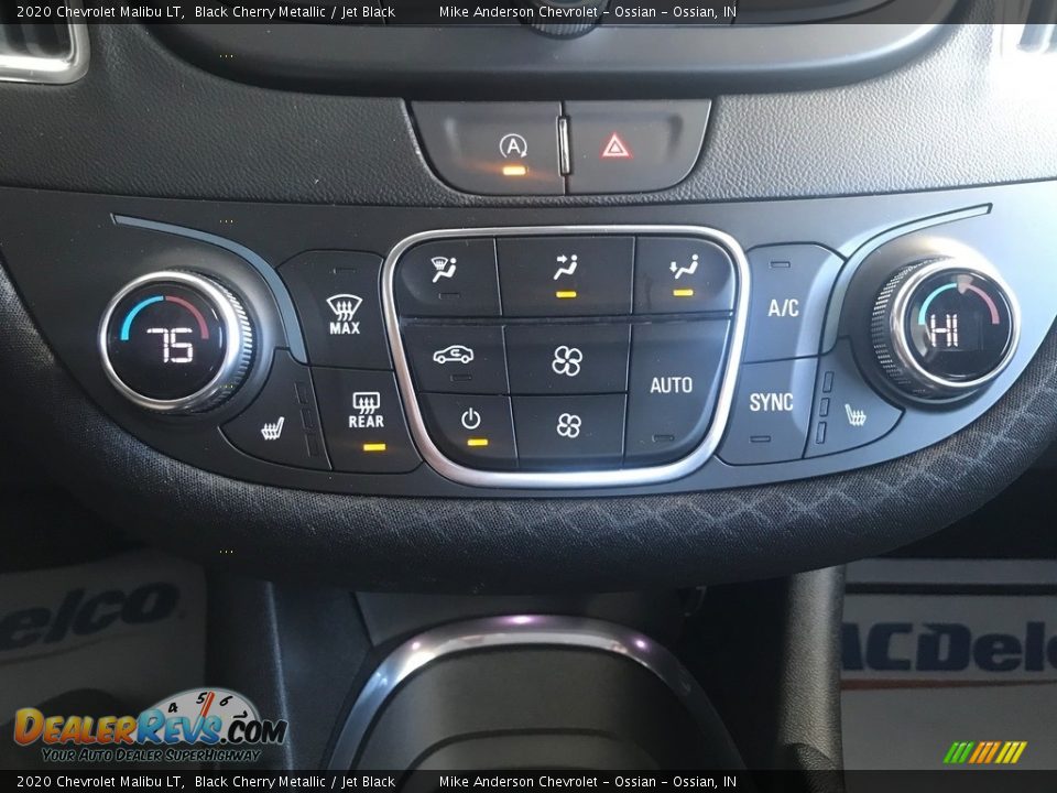 2020 Chevrolet Malibu LT Black Cherry Metallic / Jet Black Photo #19