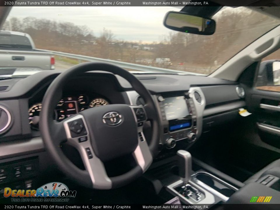 2020 Toyota Tundra TRD Off Road CrewMax 4x4 Super White / Graphite Photo #3
