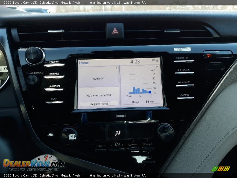 2020 Toyota Camry SE Celestial Silver Metallic / Ash Photo #5
