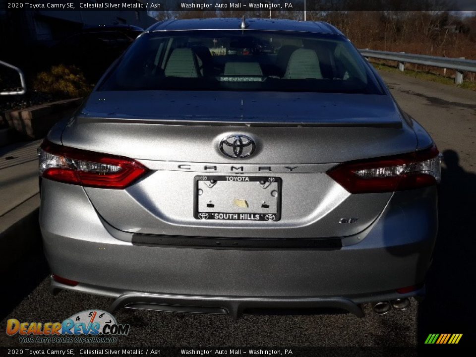 2020 Toyota Camry SE Celestial Silver Metallic / Ash Photo #7