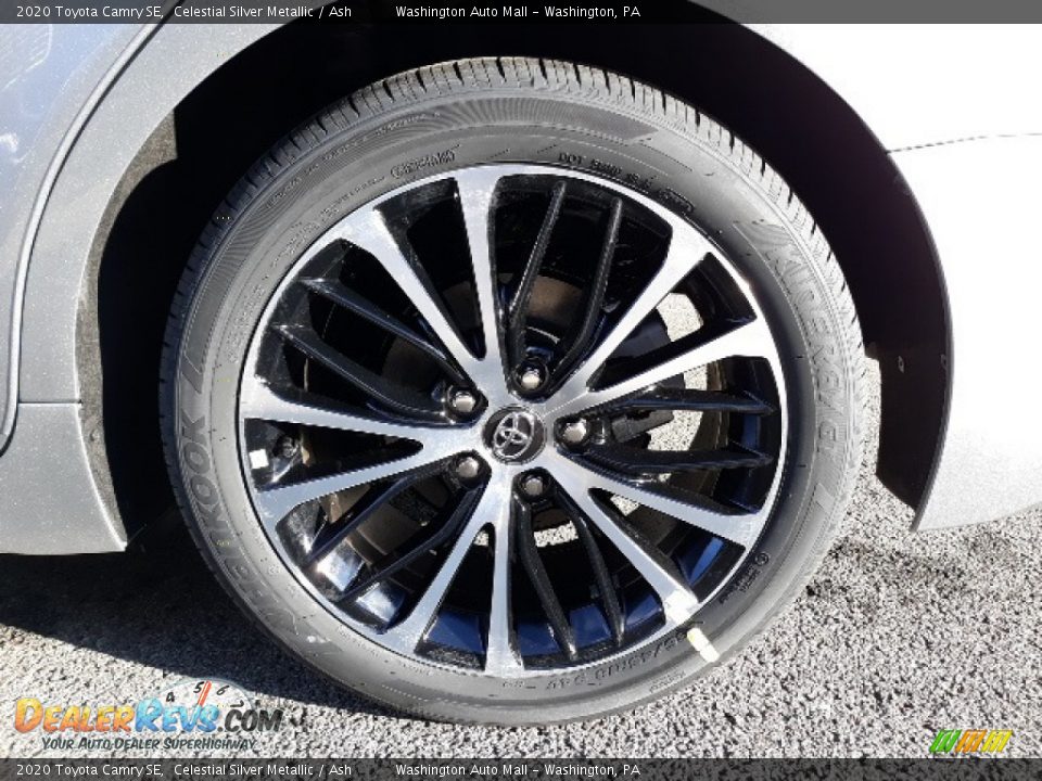2020 Toyota Camry SE Celestial Silver Metallic / Ash Photo #9