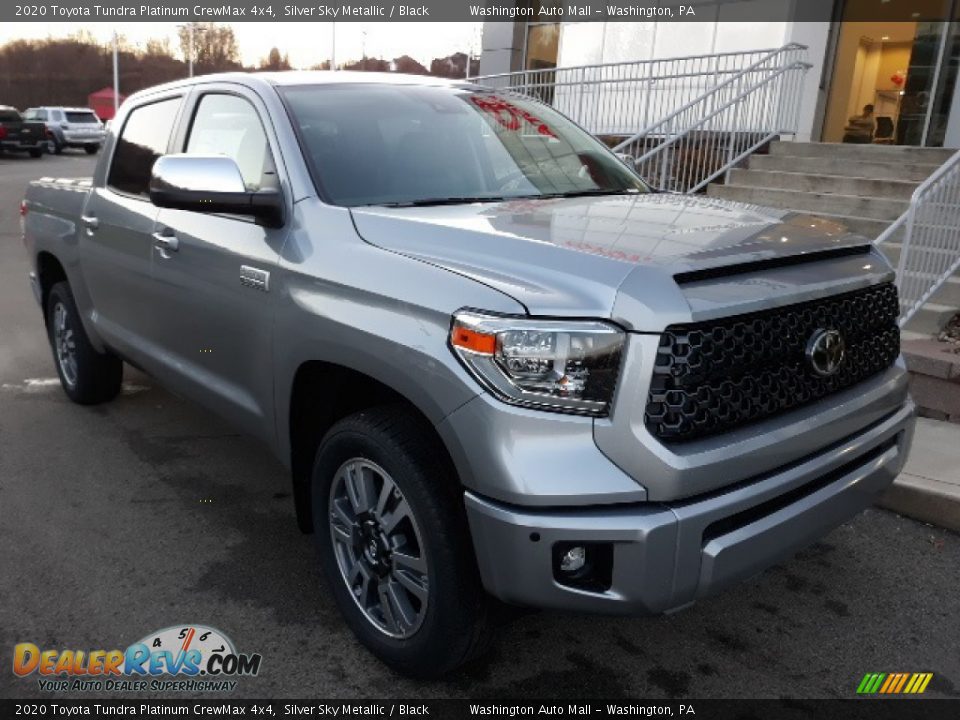 2020 Toyota Tundra Platinum CrewMax 4x4 Silver Sky Metallic / Black Photo #1