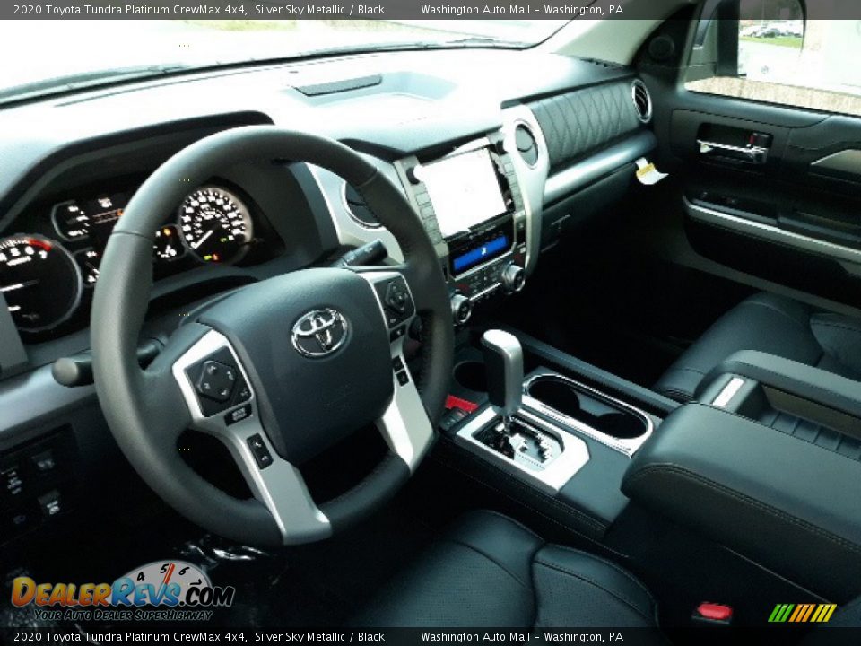 2020 Toyota Tundra Platinum CrewMax 4x4 Silver Sky Metallic / Black Photo #3