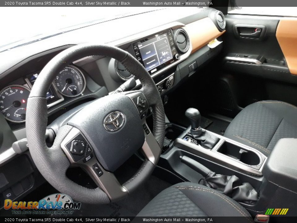 2020 Toyota Tacoma SR5 Double Cab 4x4 Silver Sky Metallic / Black Photo #3