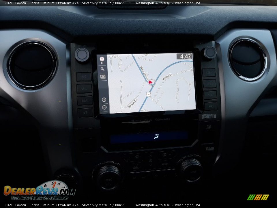 Navigation of 2020 Toyota Tundra Platinum CrewMax 4x4 Photo #5