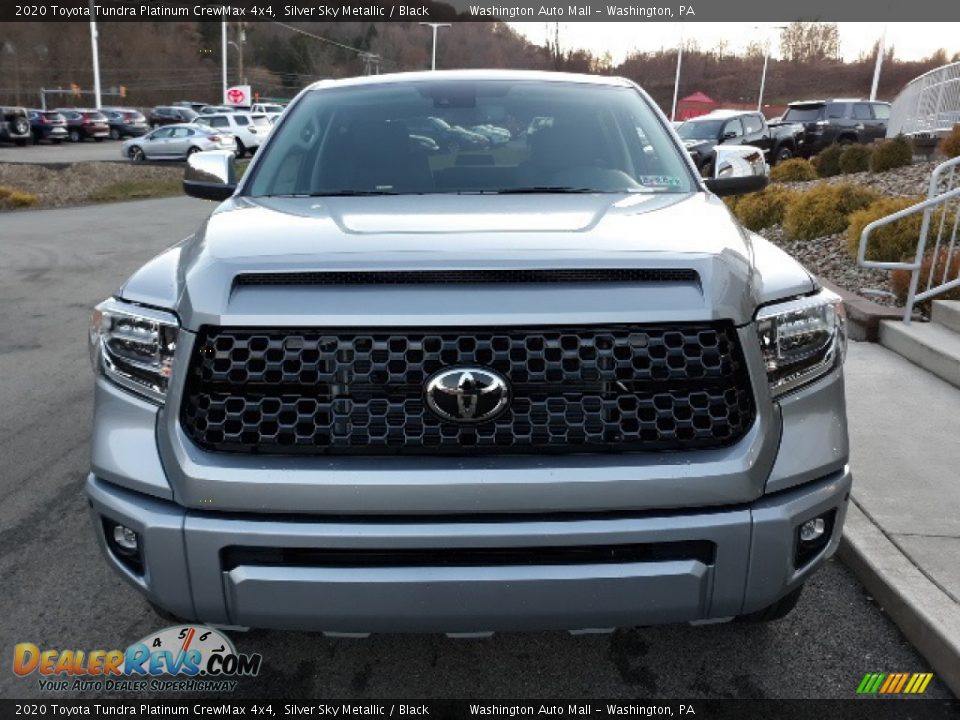 2020 Toyota Tundra Platinum CrewMax 4x4 Silver Sky Metallic / Black Photo #7