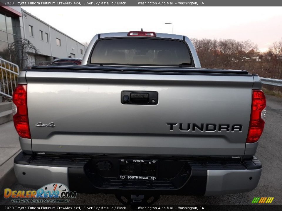 2020 Toyota Tundra Platinum CrewMax 4x4 Silver Sky Metallic / Black Photo #8