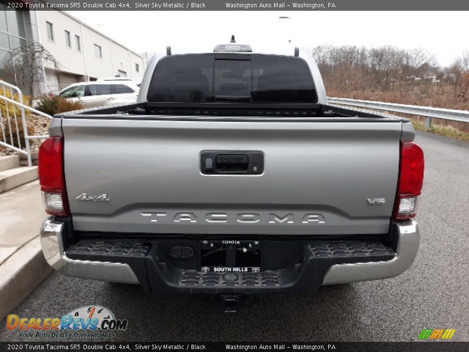 2020 Toyota Tacoma SR5 Double Cab 4x4 Silver Sky Metallic / Black Photo #7