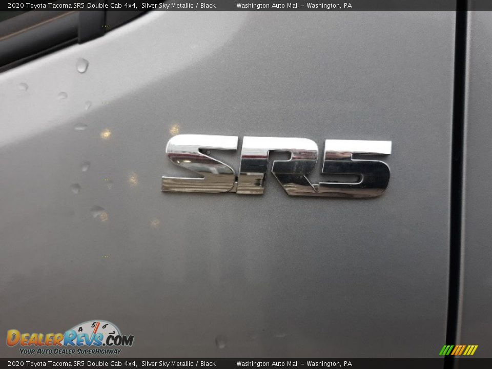 2020 Toyota Tacoma SR5 Double Cab 4x4 Silver Sky Metallic / Black Photo #8