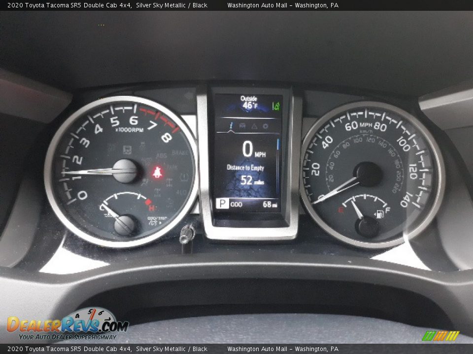2020 Toyota Tacoma SR5 Double Cab 4x4 Gauges Photo #10