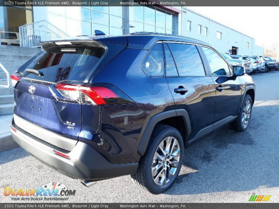 2020 Toyota RAV4 XLE Premium AWD Blueprint / Light Gray Photo #2