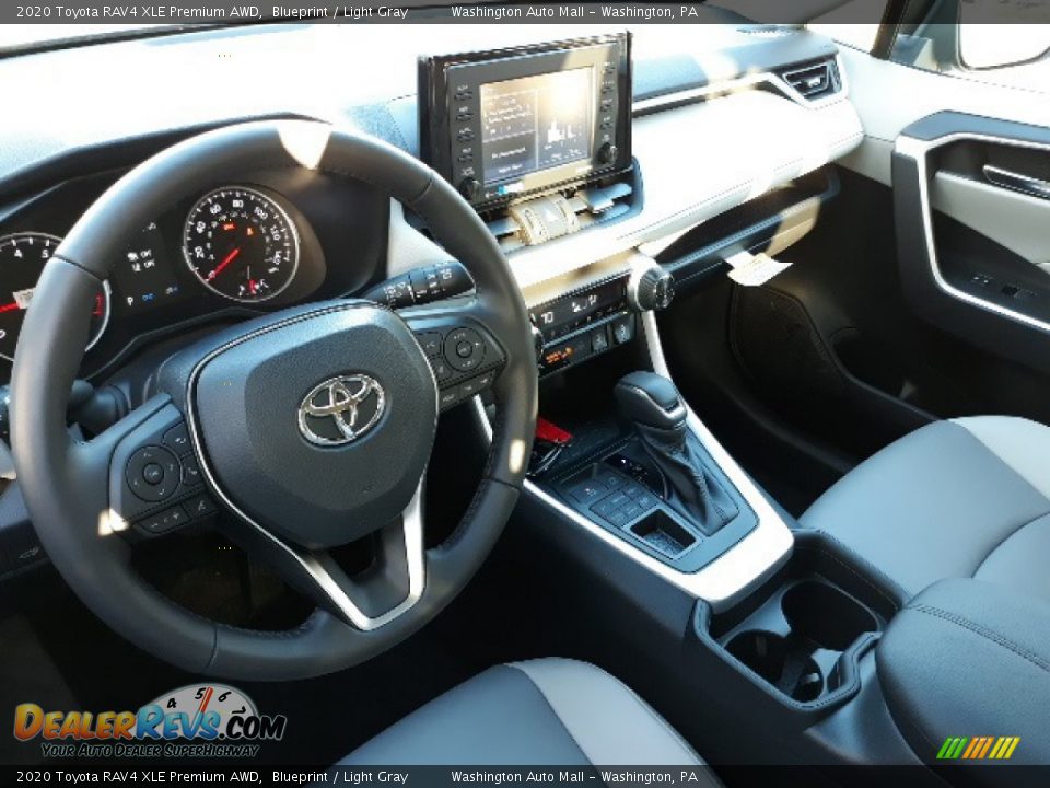 2020 Toyota RAV4 XLE Premium AWD Blueprint / Light Gray Photo #3