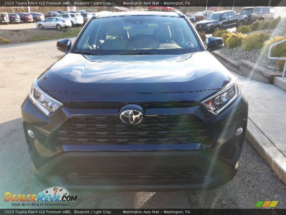 2020 Toyota RAV4 XLE Premium AWD Blueprint / Light Gray Photo #7