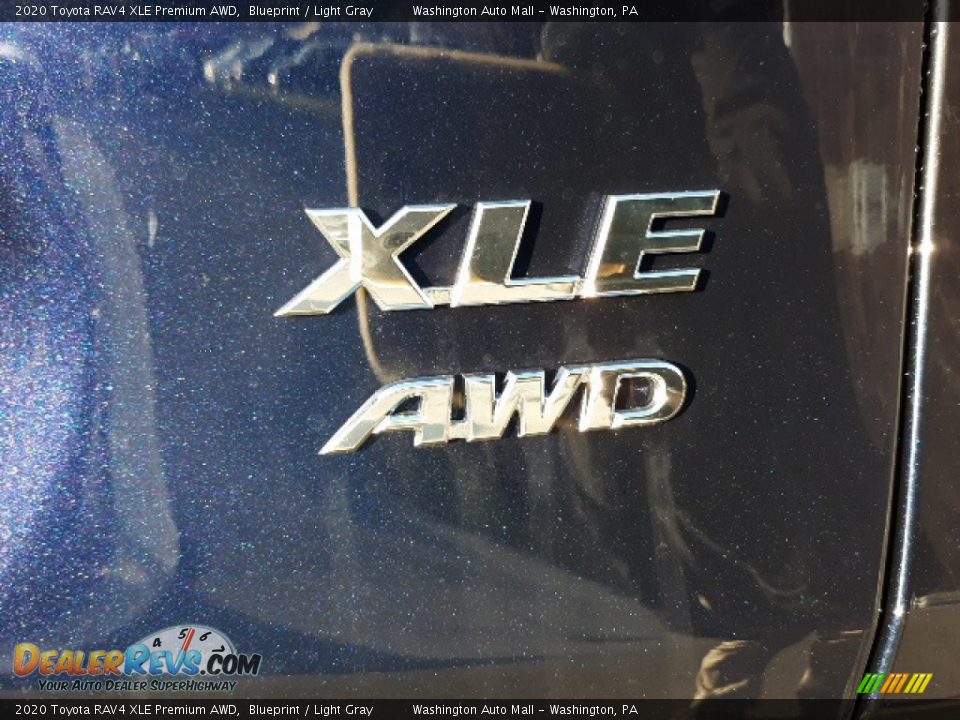 2020 Toyota RAV4 XLE Premium AWD Blueprint / Light Gray Photo #9