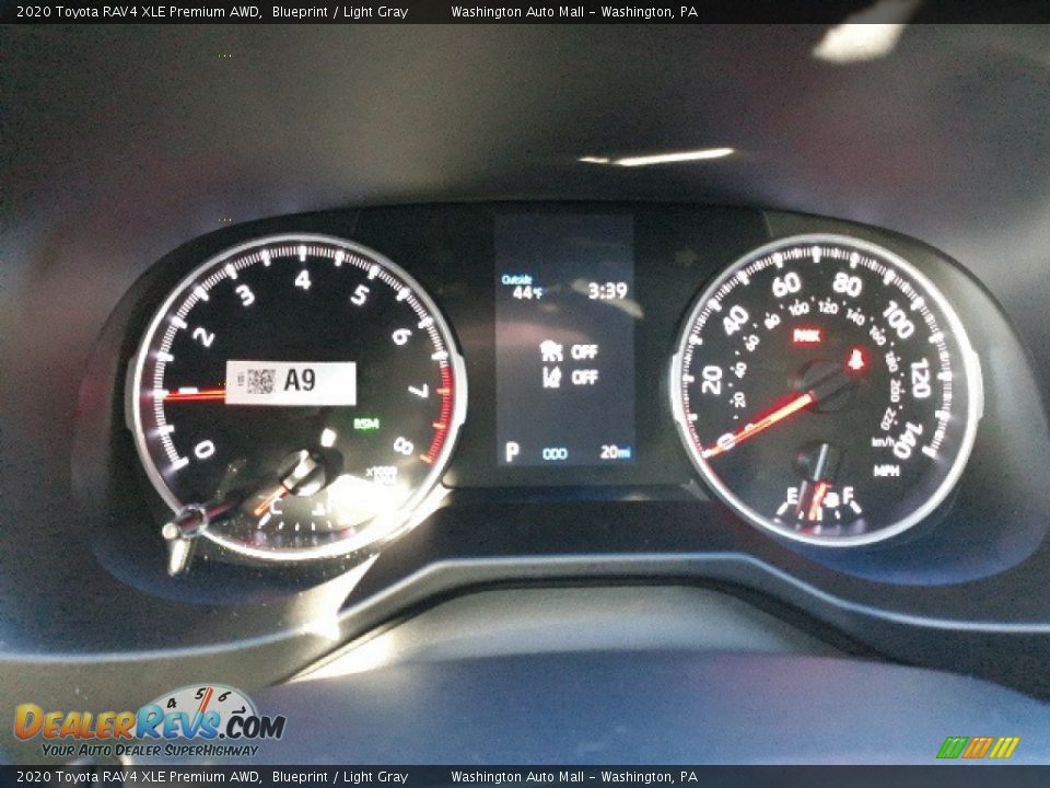 2020 Toyota RAV4 XLE Premium AWD Blueprint / Light Gray Photo #11
