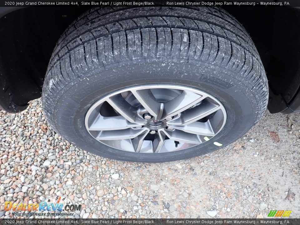 2020 Jeep Grand Cherokee Limited 4x4 Slate Blue Pearl / Light Frost Beige/Black Photo #9