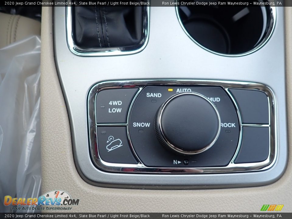 2020 Jeep Grand Cherokee Limited 4x4 Slate Blue Pearl / Light Frost Beige/Black Photo #20