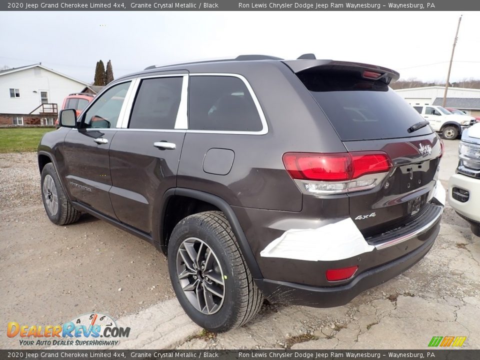 2020 Jeep Grand Cherokee Limited 4x4 Granite Crystal Metallic / Black Photo #3